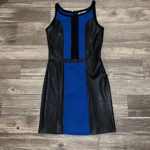 Blue & Black Dress